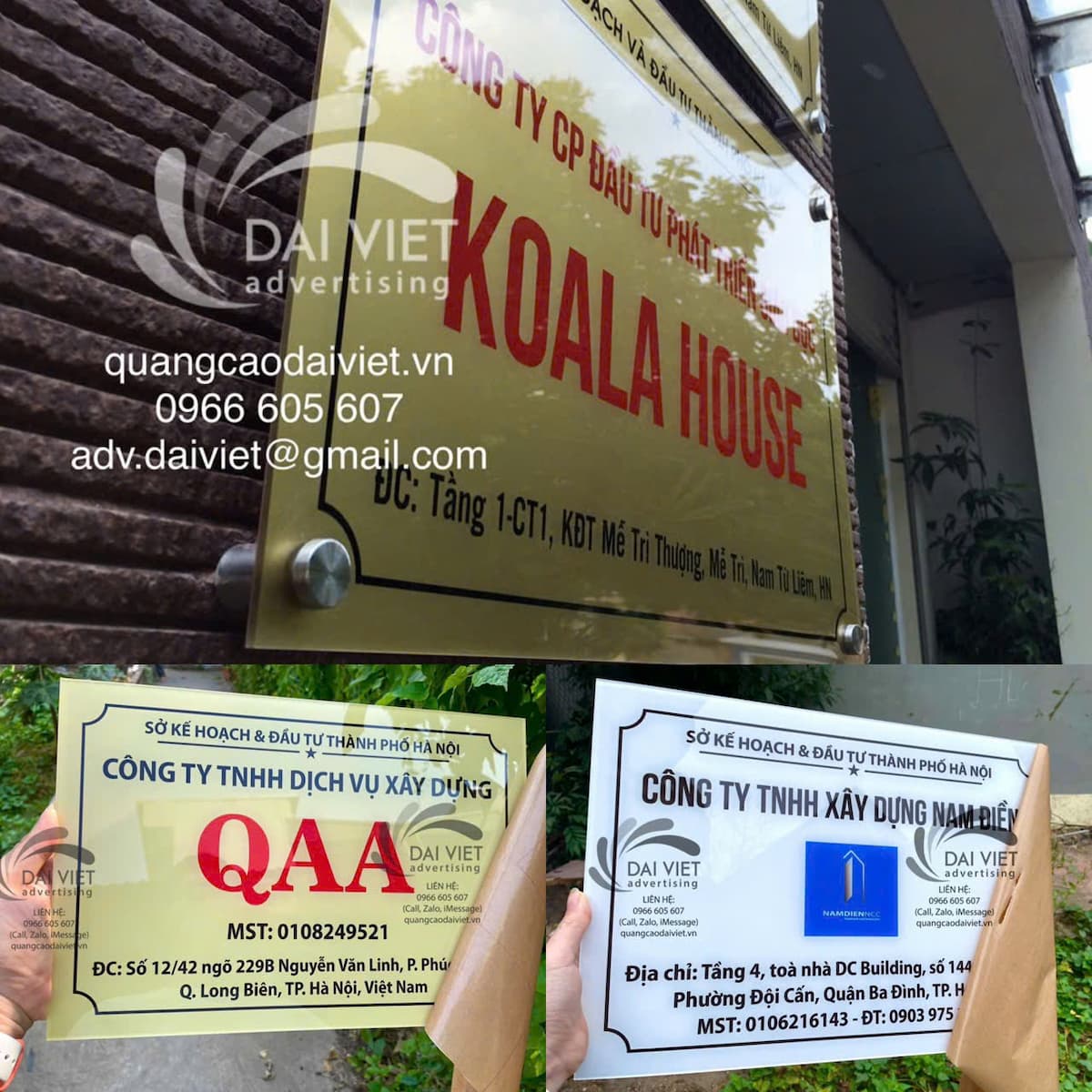 Thi Công Bảng Hiệu Công Ty Tại Mỹ Đức